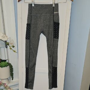Gray and Black Kids Leggings